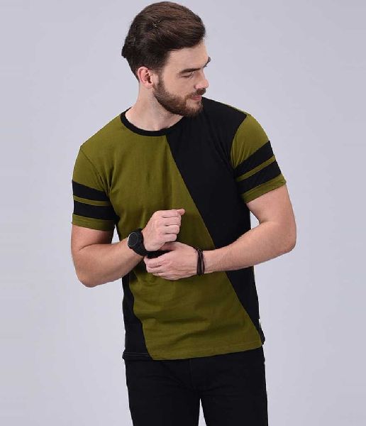 HALF SLEEVES DESIGNER T-SHIRT 8.9, Size : M, XL, XXL