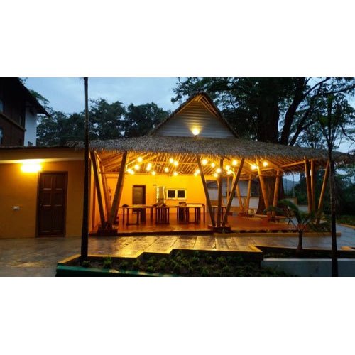 Wooden Bamboo Villa, Design : Customized