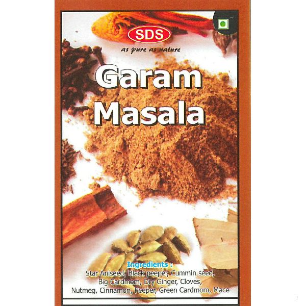 SDS Garam Masala Powder, for Cooking, Packaging Type : Plastic Pouch