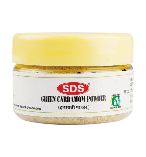 SDS Green Cardamom Powder, for Cooking, Packaging Type : Plastic Box