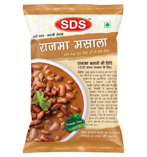 SDS Rajma Masala Powder, for Cooking, Packaging Type : Plastic Pouch