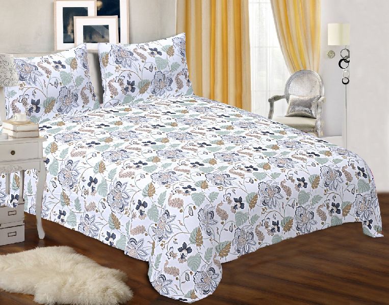 Cotton Anokhi print double bedsheet, for Home, Hospital, Hotel, House, Lodge, Picnic, Salon, Wedding