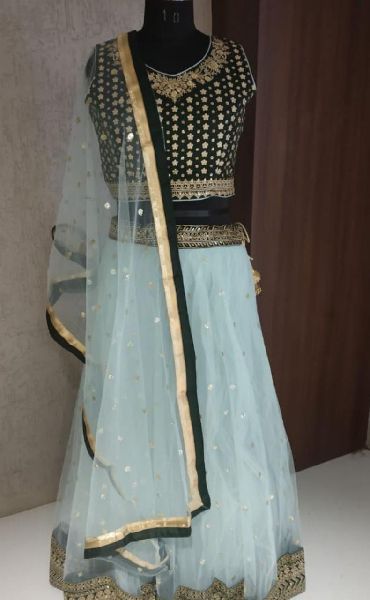 Silk chaniya choli, Size : Normal, Color : Creamy at Rs 1,200 / Piece ...