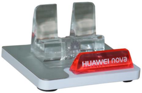 Square Acrylic Bracket, for Promotional, Mounting Type : Free Standing