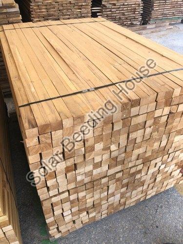 Solar Beeding Rectangular Polished Ghana Teak Wood