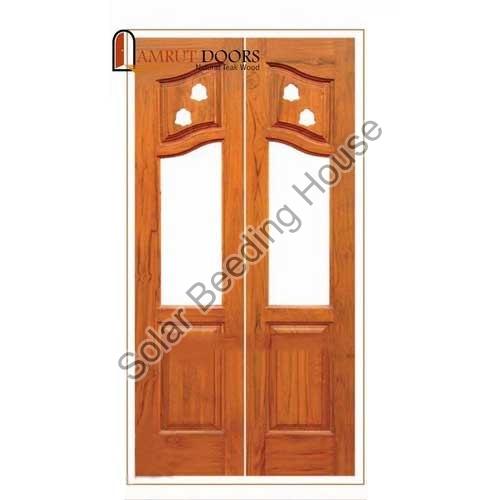 Pooja Rooms Teak Wood Door, for Home, Color : Brown