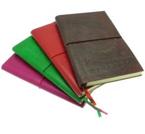 Leather Notebook, Size : 10 x 7 x 1.5 inches,  5 x 3 x 1 inches,  7 x 5 x 1 inches,  8 x 6 x 1 inches