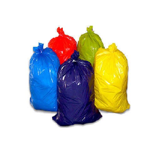 50 Micron Plain Garbage Bag, Color : Red, Blue, Green, Yellow, Black etc.