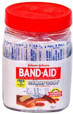 Band Aid, for Major Injury Dressing, minor Injury Dressing, surgical Dressing, Packaging Type : Container