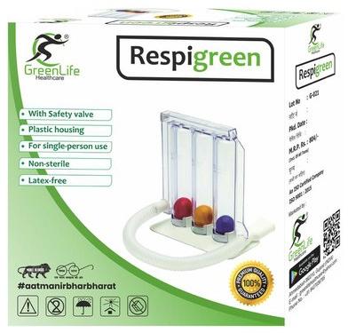 GreenLife Healthcare Three Ball Incentive Spirometer
