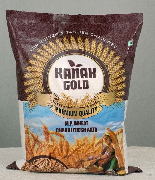 Common Kanak Gold Premium Aata, for Cooking, Packaging Type : Plastic Bag, PP Bag