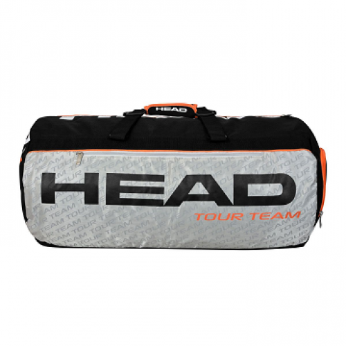 Back Pack Tennis Kit Bag, Color Black/White Sports Barrel, Noida