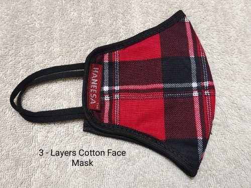 HANEESA Cotton Face Mask, for Anti Pollution, Color : Mix Colour