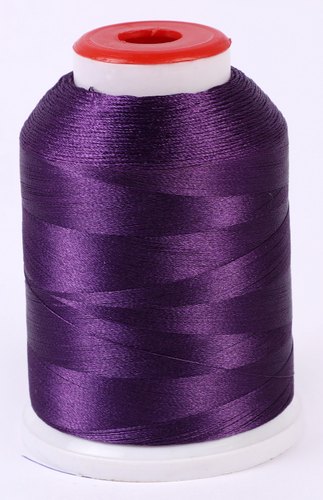 Dyed Purple Polyester Embroidery Thread, Packaging Type : Reel
