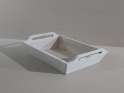 Decorative Wooden Tray, Shape : Rectangular