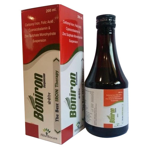 Boniron Syrup, Packaging Size : 200 ml