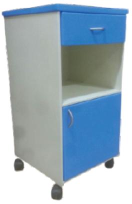Hospital Bed Side Locker with ABS Panel