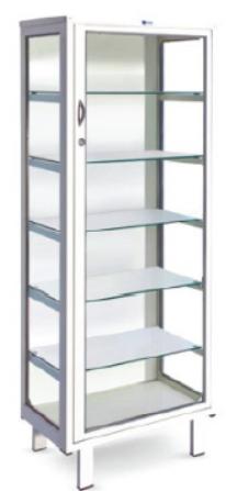 Rectangle Steel MS Framework Instrument Cabinet, for Hospital, Clinical, Feature : Fine Finishing