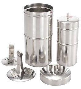 Mahipal Stainless Steel Coffee Filter, Color : Mirror Finish