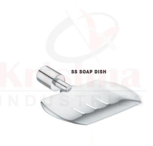 Polished Stainless Steel Soap Dish, for Bathroom Fittings, Feature : Durable, High Quality, Shiny Look
