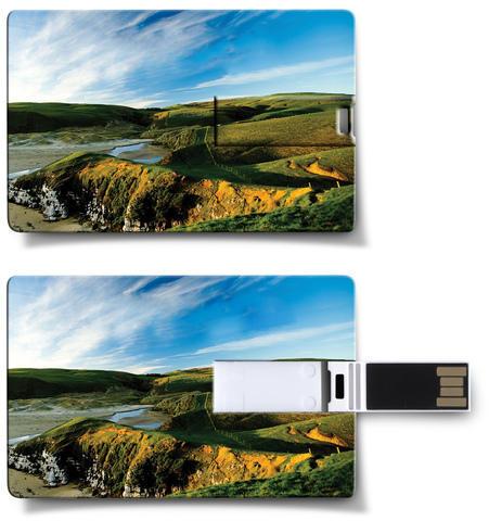 Printed Card USB Pen Drive, Color : Multicolor or custom
