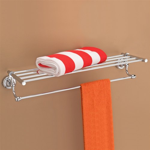 Stainless Steel Towel Rack, Color : SILVER