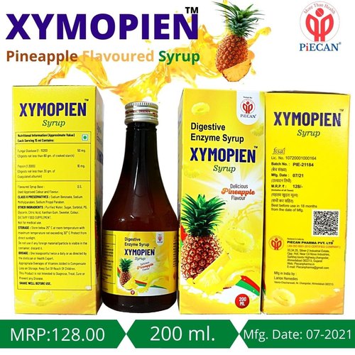 Digestive Enzyme Syrup, Packaging Size : 200 ml