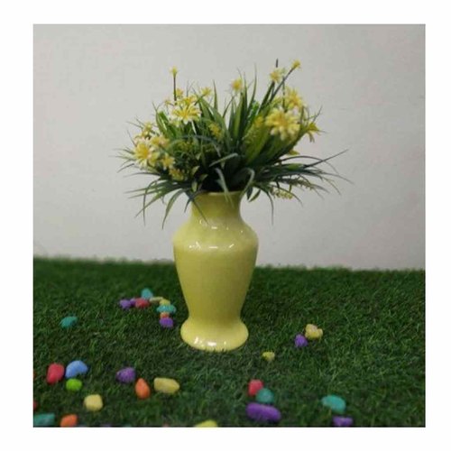 Plain Ceramic Flower Pot, Size : 8x20cms