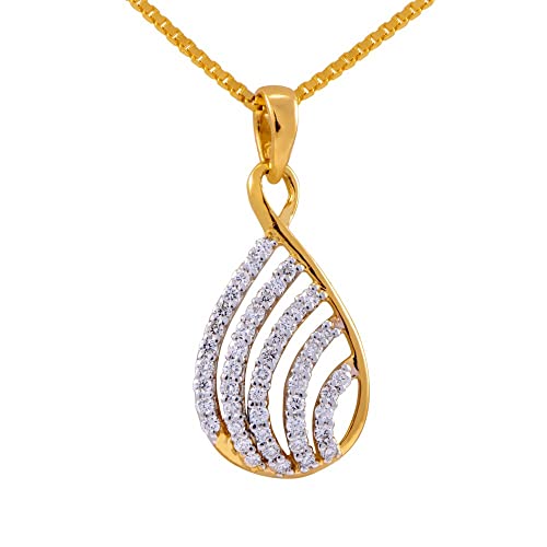 Diamond Pendant, Outer Material : Gold