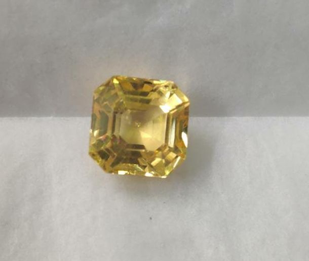 Square Polished Natural Yellow Diamond, for Jewellery, Size : Standard