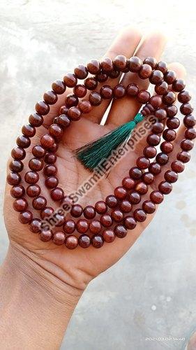 Beads Lord Buddha Prayer Mala, Color : Brown