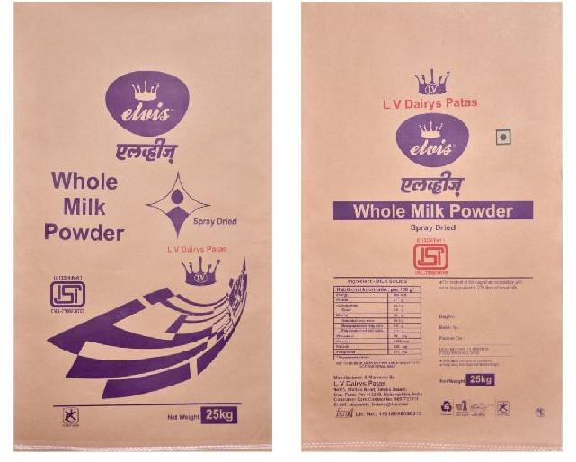 Whole Milk Powder, for Ice Cream, Proteni Shake, Dessert, Food, Packaging Type : Kraft paper bag