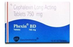 Cephalexin Long Acting Tablets, Packaging Type : Box