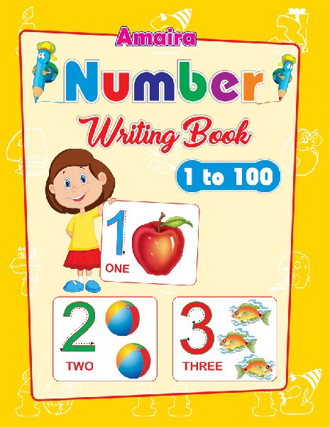 Amaira Number Writing Book, Size : Standard