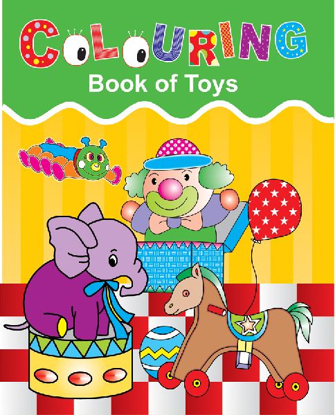 Toys Colouring Book, Size : Standard