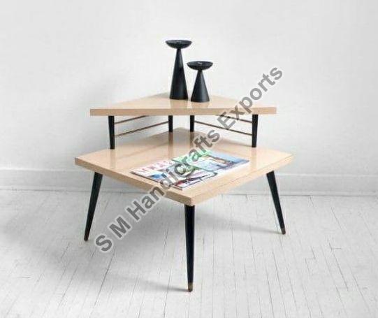 Wooden Polished Corner Table, for Living Room, Study Room, Feature : Corrosion Proof, Crack Proof