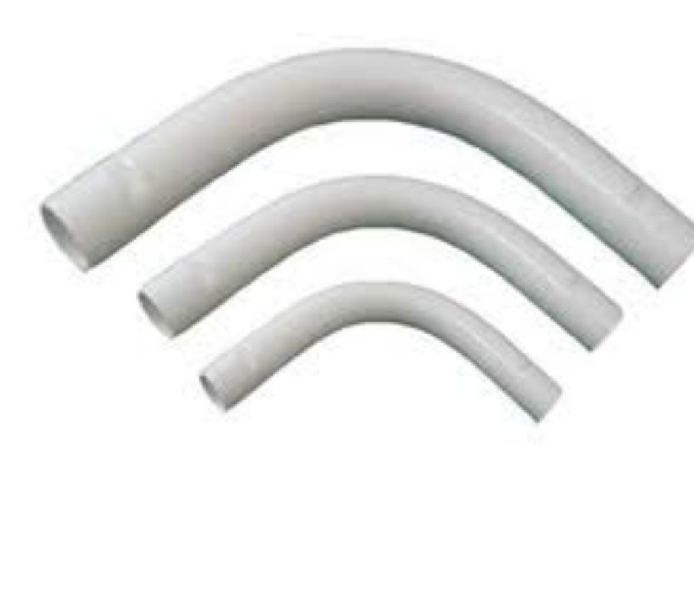 PVC White 90 Degree Bend