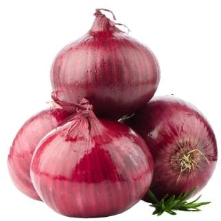 Natural fresh red onion