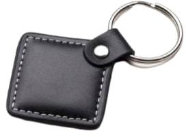 leather keychain