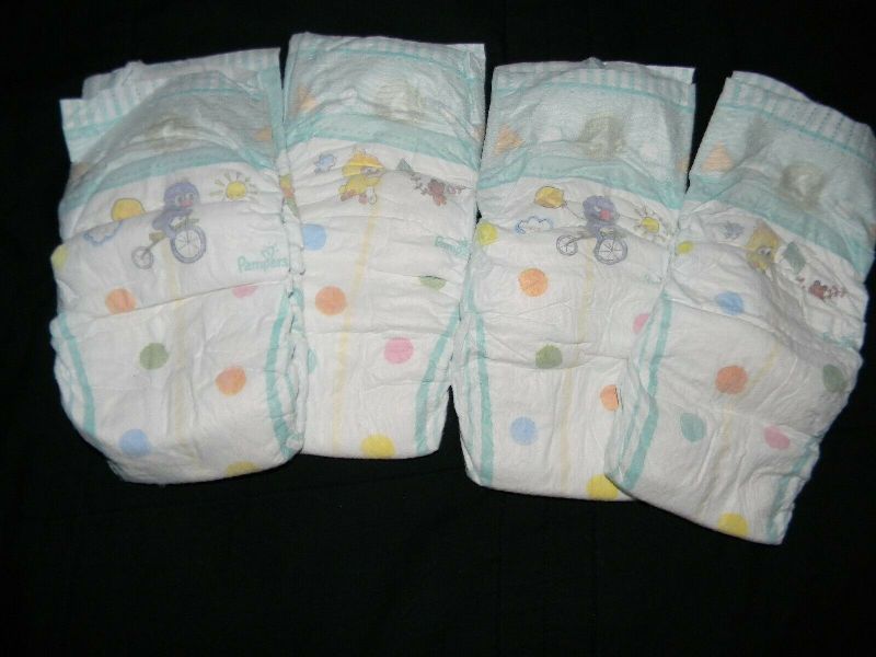 4 new pampers baby-dry size, Size : L, XL, XXL, Pattern : Plain ...
