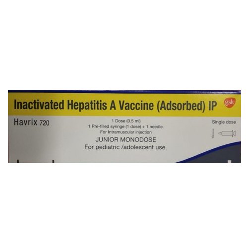 GSK Inactivated Hepatitis A Vaccine, for Clinic, Hospital, Packaging Type : Box