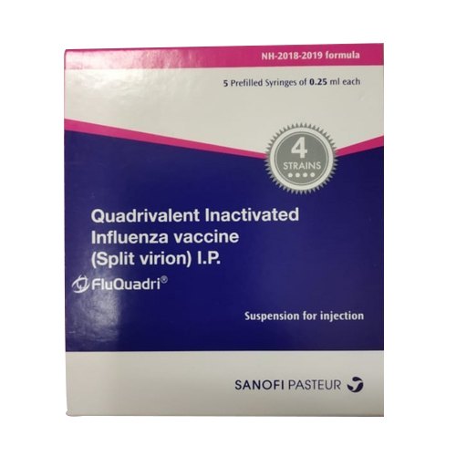 Quadrivalent Inactivated Influenza Vaccine, for Clinic, Hospital, Packaging Type : Box