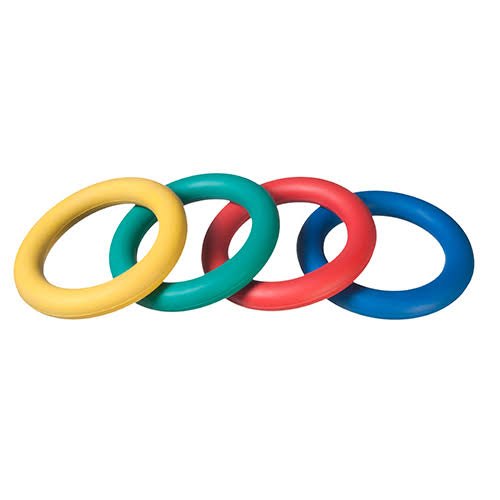Round Rubber Tennikoit Ring, Color : Blue, Red, Green .