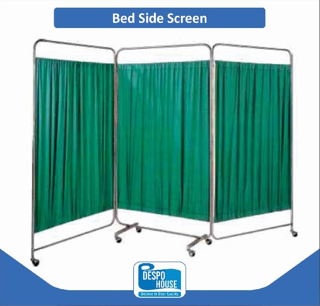 Cotton 4 Fold Bedside Screen, for Hospital, Feature : Easy Washable, Shrink Resistance