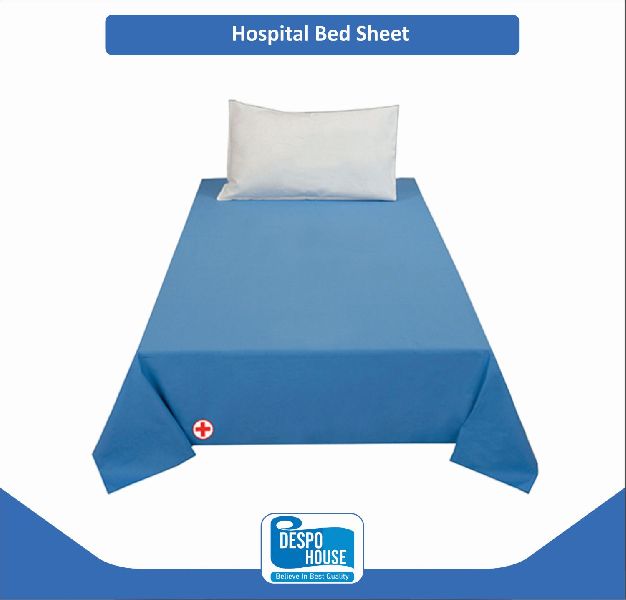 Blue Hospital Bed Sheet, Feature : Anti Shrink, Anti Wrinkle