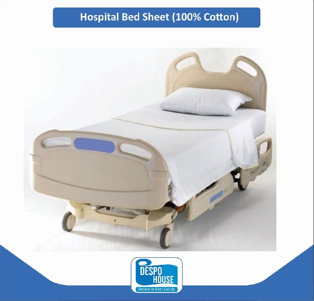 Cotton Hospital Bed Sheet, Feature : Anti Shrink, Anti Wrinkle