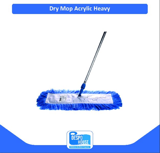 Rubber Heavy Acrylic Dry Mop, Feature : Easy Grip, Easy To Handle