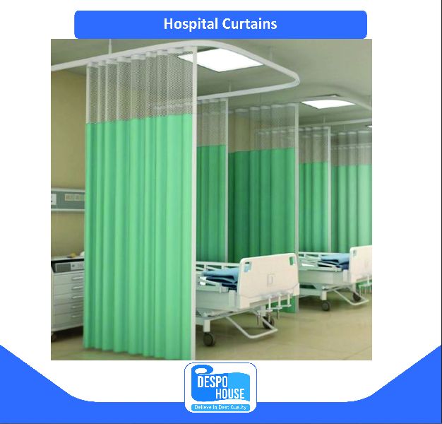 Cotton Hospital Curtain, for Impeccable Finish, Good Quality, Length : 6 Feet, 7 Feet, 8 Feet, 9 Feet