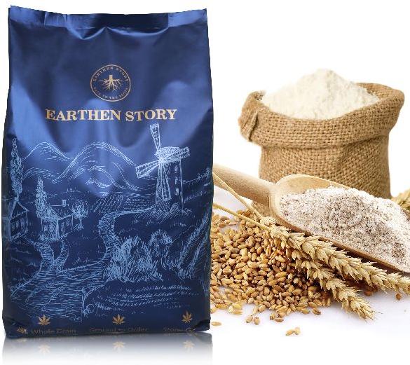 Earthen Story MP Whole Wheat Flour, Shelf Life : 3 Months
