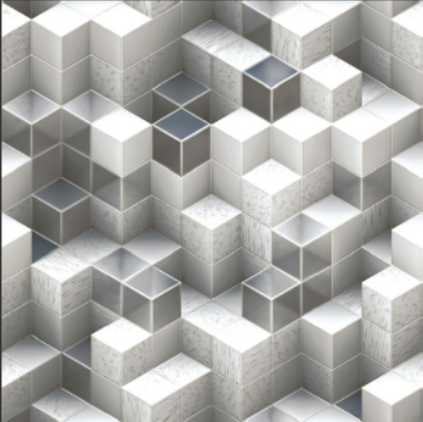 Aristo Grey 3D Glossy PGVT Vitrified Floor Tiles